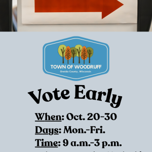 Absentee voting notice & early voting hours